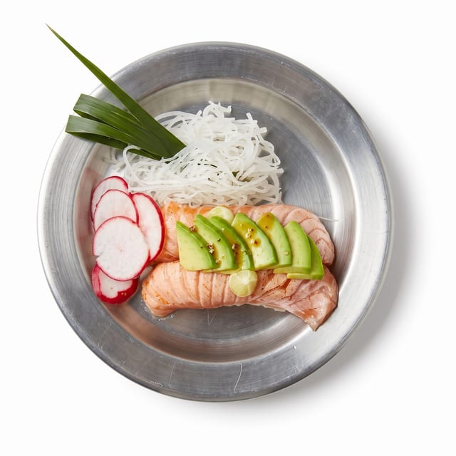 Seared Salmon Nigiri.