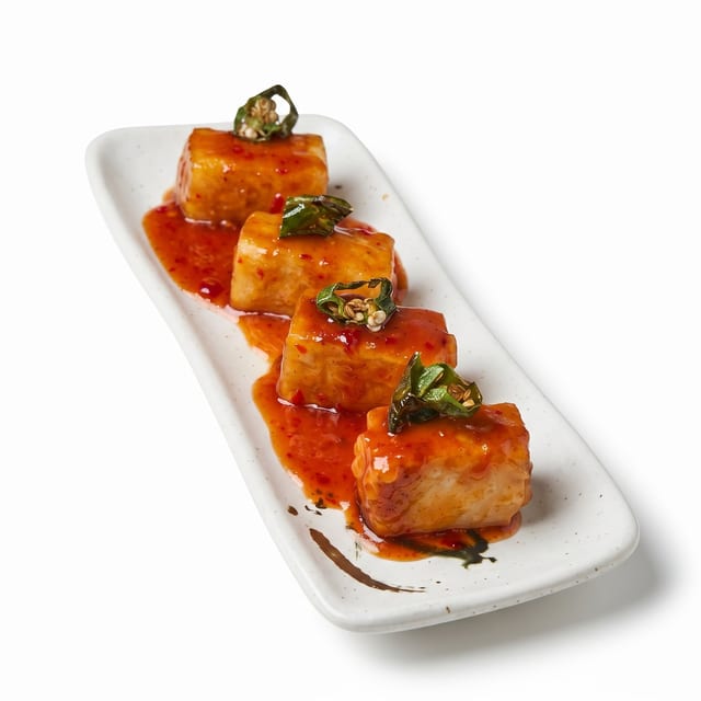 Spicy Teriyaki Tofu.