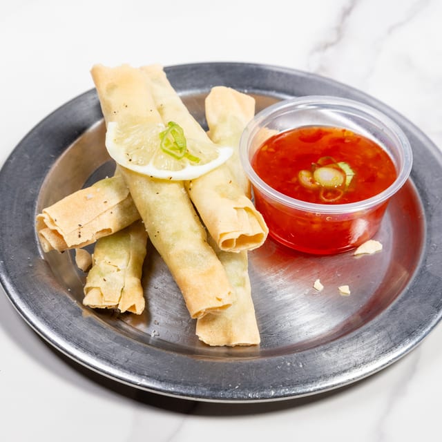 Fried Edamame Spring Roll.